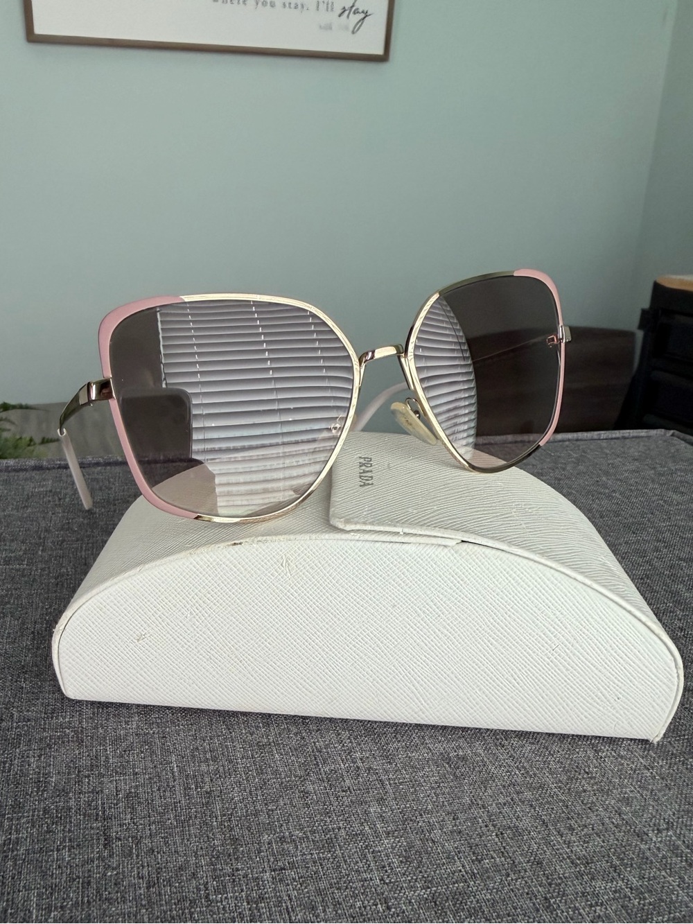 PRADA Butterfly Shaped Women's Sunglasses